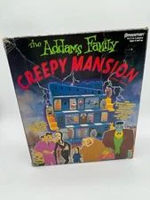 The Addams Family Creepy Mansion Action Game Pressman 1992 Incomplete READ