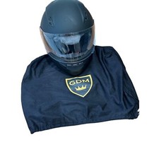 GDM DK-140 Full Face Motorcycle Helmet Matte Black Large