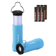 EverBrite 2-in-1 Mini Lanterns and Flashlights Blue Zoomable Flashlight
