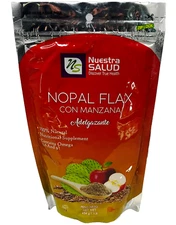 Nopal Flax Plus Apple Flaxseed (1 LB) Colon Cleansing & Constipation