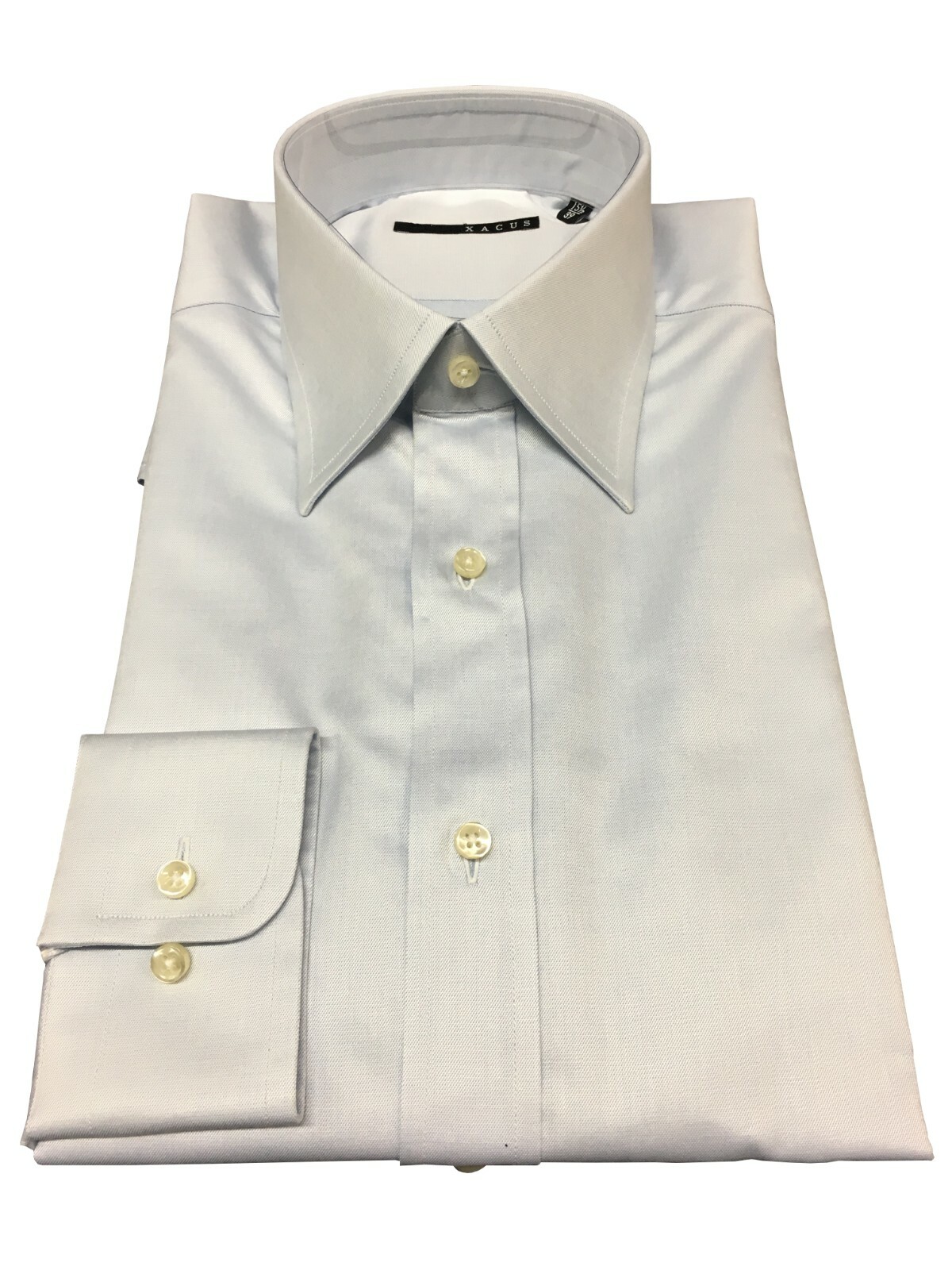 Камисия Уомо селеста кьяро с манишкой лунга ХАК арт 11116 КЛАССИЧЕСКАЯ, 100% хлопок 