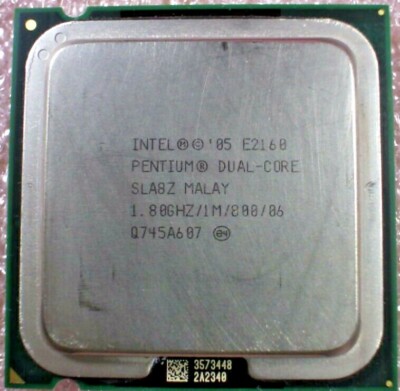 Intel Pentium E2160 Dual-Core SLA8Z 1.8GHz 1MB 800MHz FSB Processor LGA775 CPU