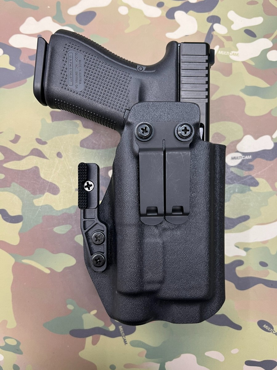 Black Kydex IWB CLAW Holster Glock 23 GEN5 Streamlight TLR-1, TLR