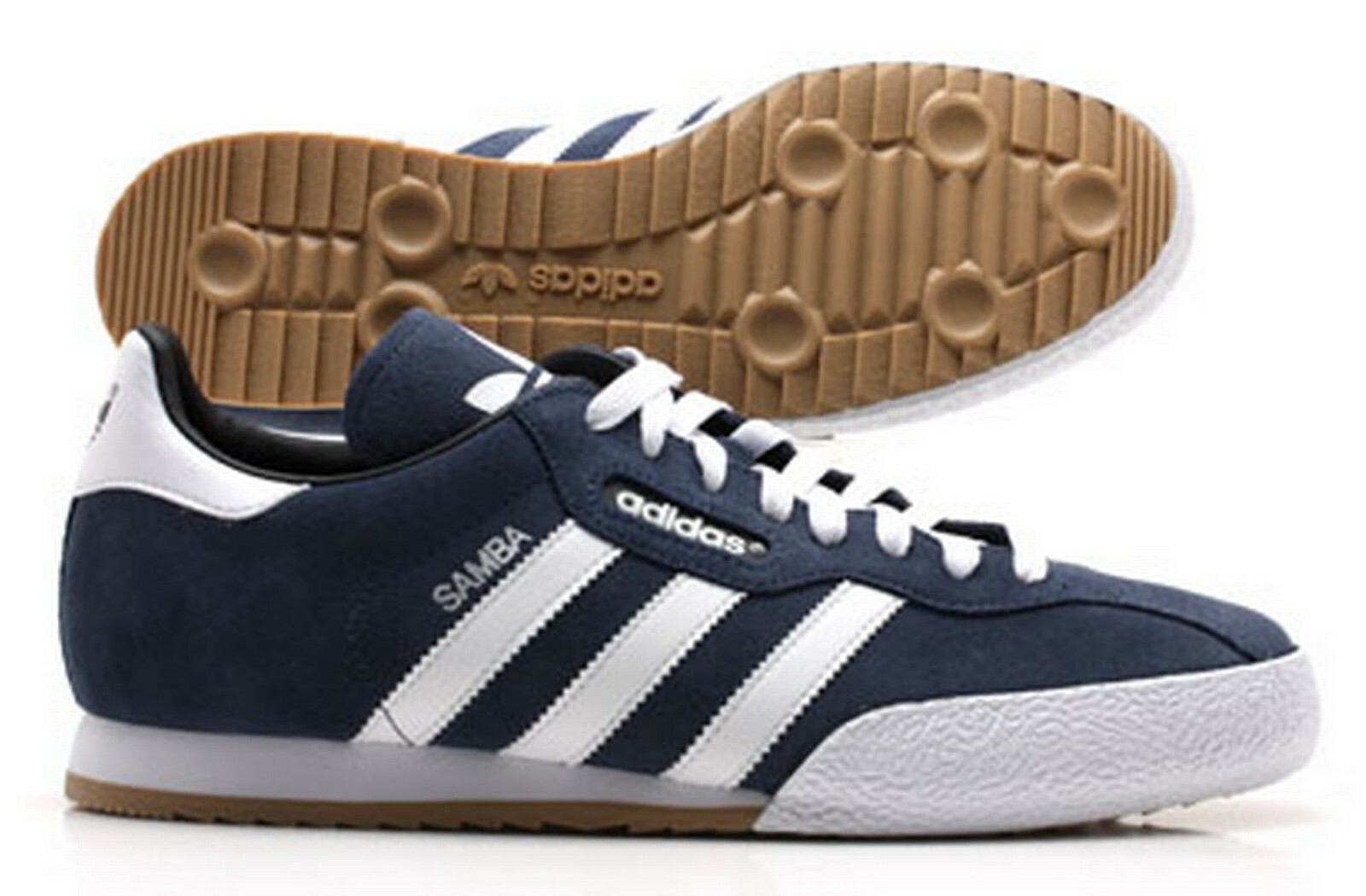 mens blue samba trainers