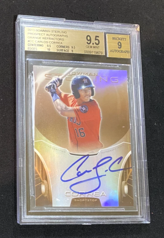 Bowman Carlos Correa Baseball 2013 Season Sports Trading Cards