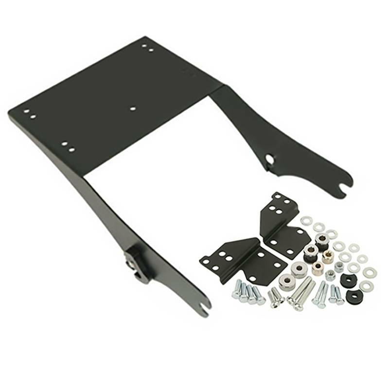 Black Steel Tour-Pak Mounting Rack Docking Kit For Harley Touring 97-08