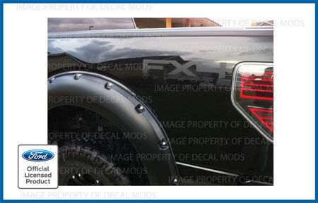 2009 - 2011 Ford FX4 Off Road Autocollants Set - [noir mat ] blackout plat - Photo 1 sur 1