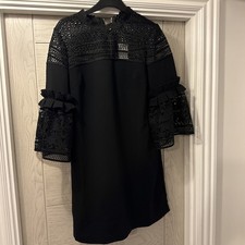 NWT Ted Baker Lace Black Dress Size 2 UK 10