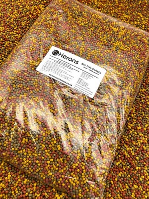 Reiher - Koi Trio Pellets, 3 mm Premium Fisch 1 kg (1er Pack), mehrfarbig 