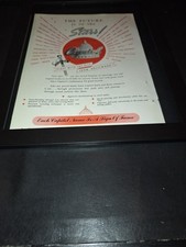 Capitol Records Rare Original Classic 1946 Promo Ad Framed!