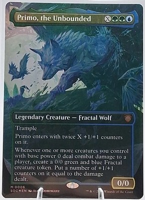 Primo, The Unbounded M 0006 Foil Commander Secrets Of Strixhaven NM MTG