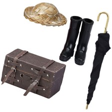 Miniature Umbrella Decor Scene Model Dollhouse Accessories Sculptures