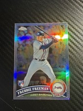 2011 Topps Chrome - Freddie Freeman #173 Refr...