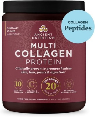 Ancient Nutrition Collagen Peptides Powder, Multi Collagen Protein, Women & Me