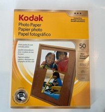 Kodak Instant Dry 50 Sheet Gloss 8.5" x 11" Photo Papers 6 Mil 44 lb New Sealed