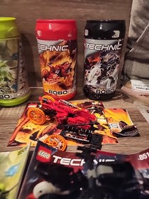 LEGO Technic Robo Riders 4 Set With Instructions Frost Seamp Lava Onyx