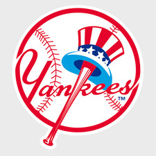 New York Bronx Navy White Baseball Weather Resistant Vinyl Sticker/Decal 03