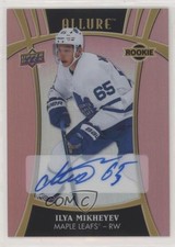 2019 Upper Deck Allure Rookies Pink Diamond 41/59 Ilya Mikheyev #127 Auto 0hs7