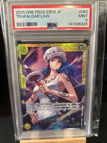 Trafalgar Law graded PSA 9 for sale on eBay