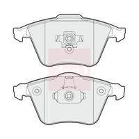 Vauxhall Vectra Mk Ii C 2003-2009 BremsbeläGe Vorne (R90) PAD1663