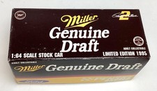 Vintage 1995 1/64 Scale Diecast Miller Genuine Draft 2 Rusty Wallace