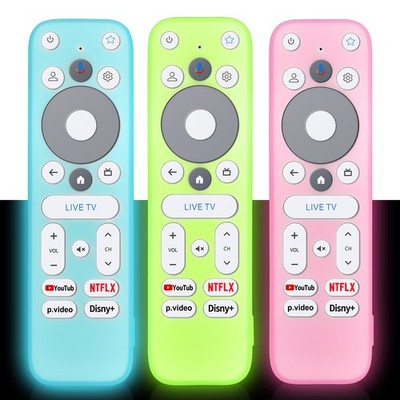 [3-Pack]Silicone Case for Onn Google TV 4K Pro Streaming 4K Plus/Pro Remote