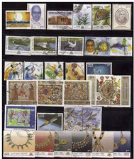 INDIA 2000  commemorative SET  OF  30 different  USED  STAMPS