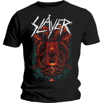 Slayer Rams Head Tom Araya Thrash Metal offiziell Männer T-Shirt Herren