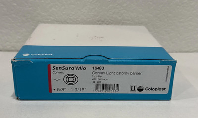 READ EXP 5 Coloplast 16483 SenSura Mio Convex Light Ostomy Barrier