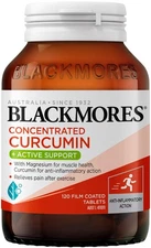 Blackmores Concentrated Curcumin + Active Support 120 Tablets