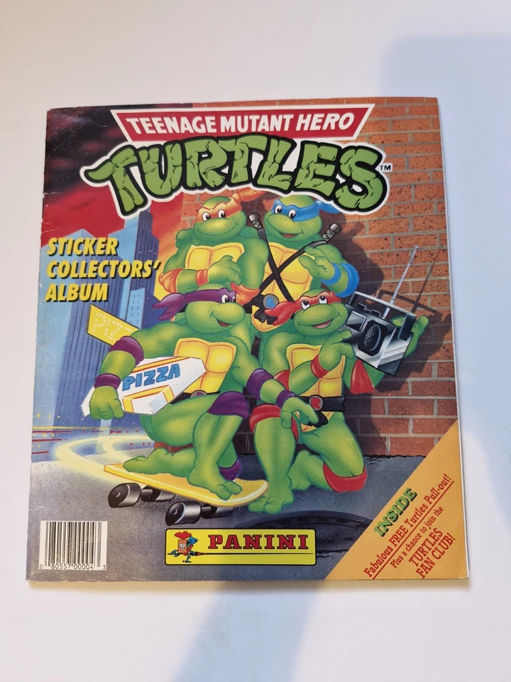 panini Teenage Mutant Hero Turtles album 1990. complete plus poster vgc - Image 2 of 4