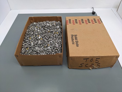 RCA TO5 SCRs VTG, HUGE LOT (~5500) AS-IS FOR PARTS or E-SCRAP