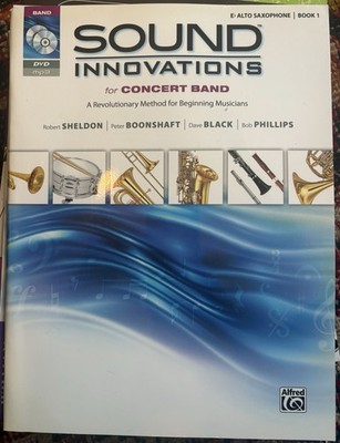 Sound Innovations for Concert Band: Alto Saxophone- Book 1- New