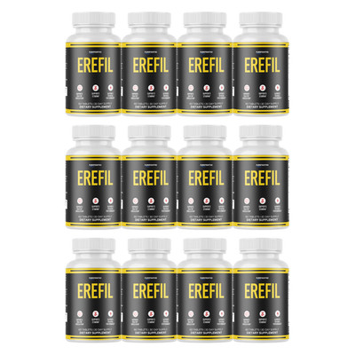 Erefil Male Health Support Dietary Supplement - 60 Tablets | 12 Bottles
