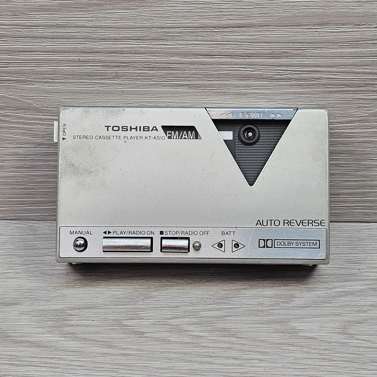Toshiba KT-AS10 Vintage Stereo Cassette Player VERY RARE