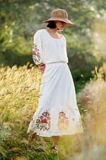 Seasalt Women's Regular Through the Woods Skirt Chalk