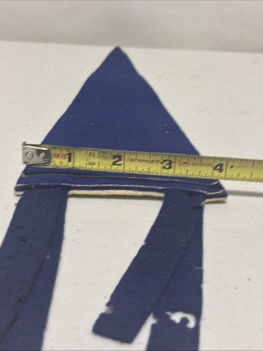 Antique Sm RARE Pennant Wool Vintage SHIEKS JR. HI-Y CLUB SPORTSMANSHIP Early - Picture 11 of 11