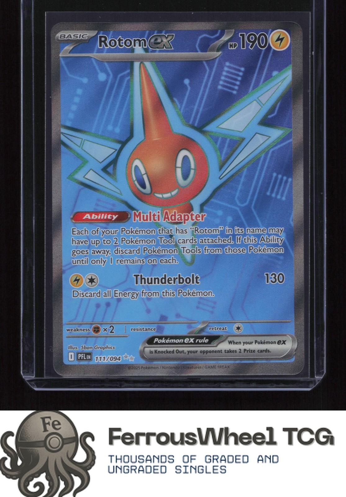 Rotom ex 111/094 - ME02: Phantasmal Flames - (NM)