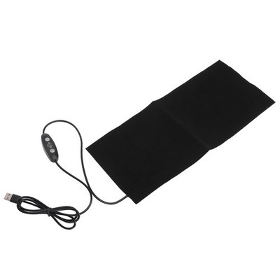 USB Heating Pad 9W 5V 2A Adjustable 5 Gears Vibration Massaging Washable Fol DON