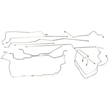 Brake Line Kit Complete Tubes Std Ext Short L...