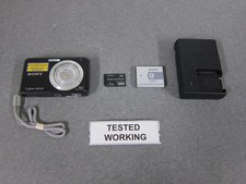Sony CyberShot DSC-W180 10.1MP Digital Camera Black w/ Battery, Charger 2GB