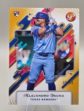 2025 Topps Pristine Alejandro Osuna RC 05/50 Gold Refractor  Texas Rangers 🔥