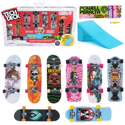 , Powell Peralta Legends SK8Shop Bonus Pack with Ramp, Collectible and Custom...
