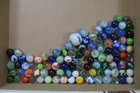 VTG Lot of 100 Marbles,Shooter,Swirl,Cats Eye,Solid,Milk Glass,Estate Find! F