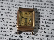 Vintage 1940s GRUEN 485 10K GF 15J Manual Wind Men's Watch -- For Repair /Parts