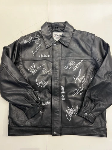 Torian Motorcycle Leather Biker Jacket  Arlen Ness and other Signatures XL - product listing photo