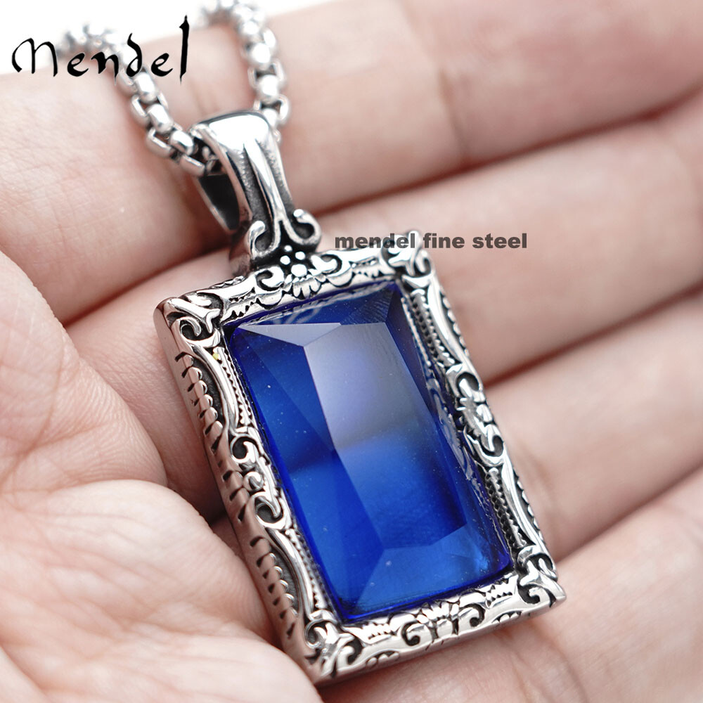 Anello Keelan Blu Unisex - Zirconia E Acciaio Inossidabile 62mm