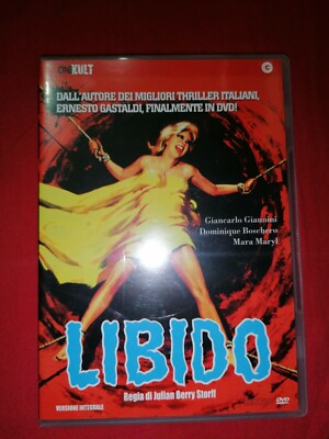 DVD - LIBIDO - CECCHI GORI CINEKULT ITALIAN Horror THRILLER CULT MOVIE 1965 OOP