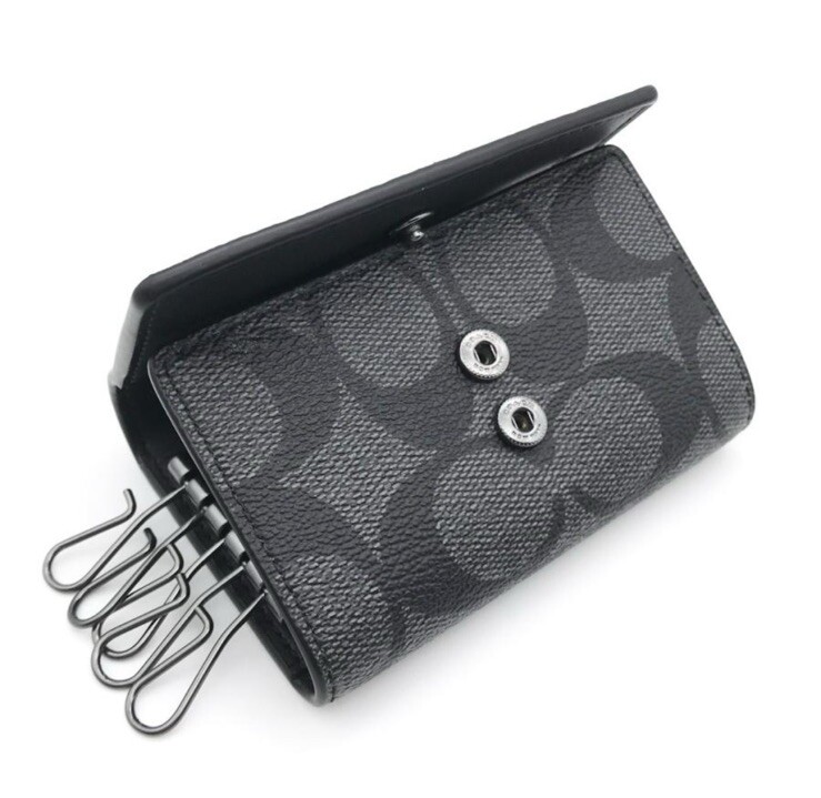 小物 COACH leather key case Coach Leather Key Case | eBay