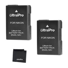 2x EN-EL14a Battery BONUS for Nikon D3200 D3300 D5200 D5300 D5500 Coolpix P7000